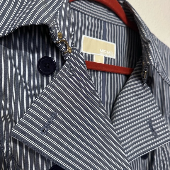 Michael Kors Blue Casual Coat - Picture 3 of 9